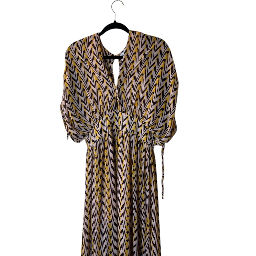 Fashion Nova Breaking Free Plunge Maxi Sundress Sz M - Picture 7 of 12